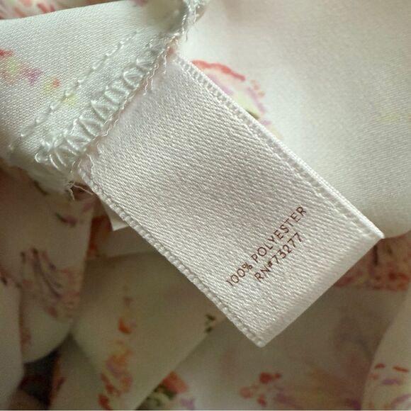 Lauren Conrad seashell chiffon blouse - Picture 6 of 7